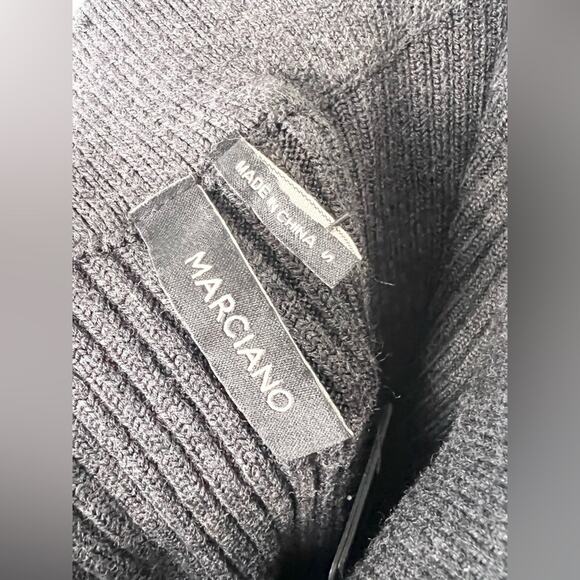 Marciano NWT Ofelia skirt sweater skirt grey asymmetrical hem comfy fall winter - Picture 6 of 7